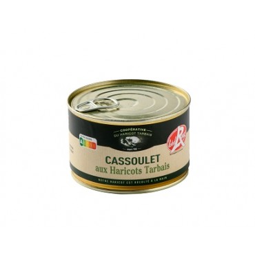 Boite Cassoulet aux Haricots Tarbais Label Rouge 420g Noir