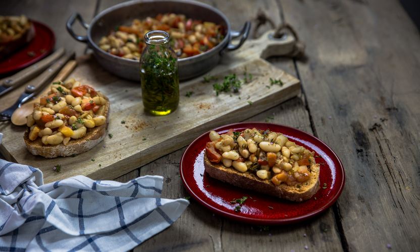 Tartines de Haricots Tarbais