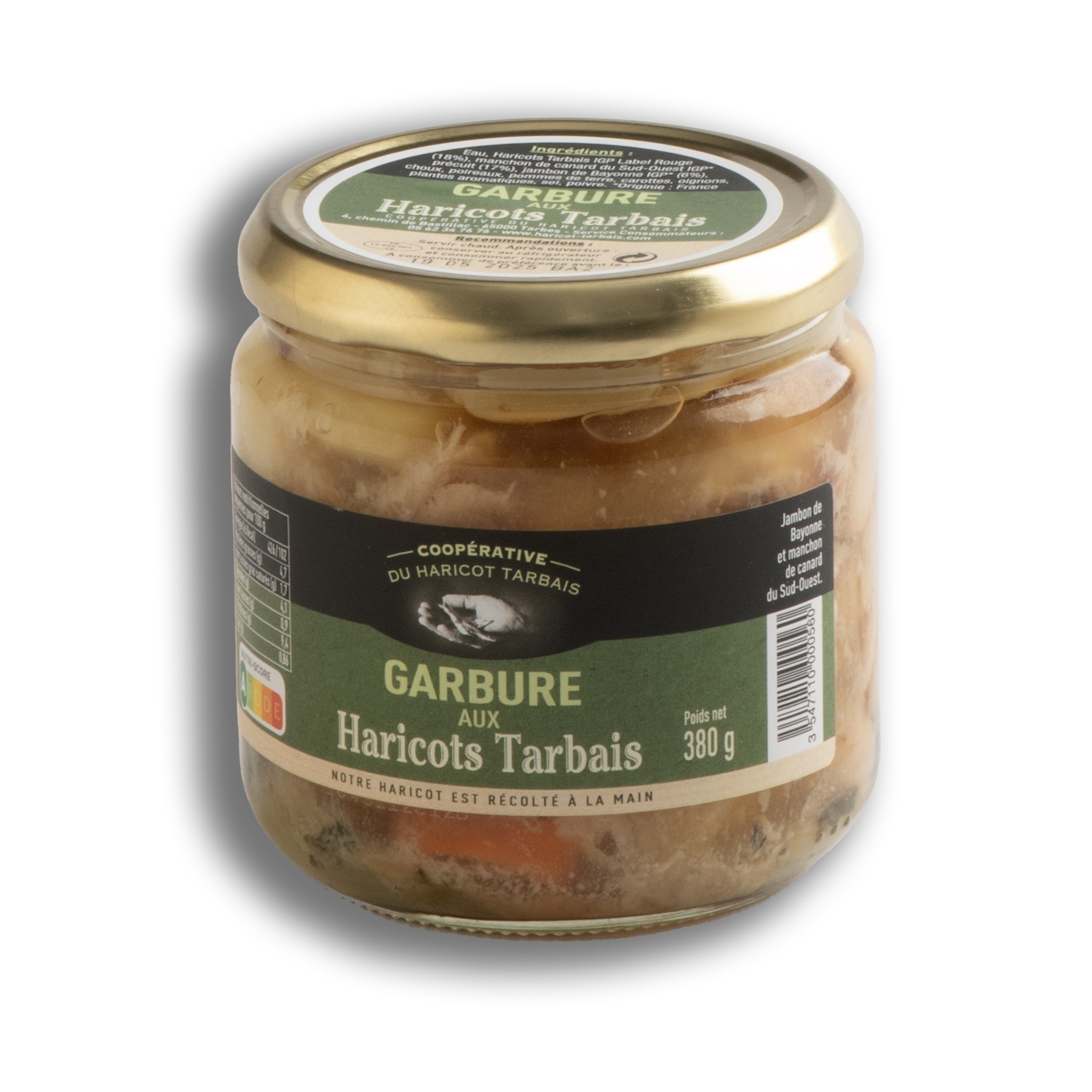 Bocal Garbure aux Haricots Tarbais 380gr