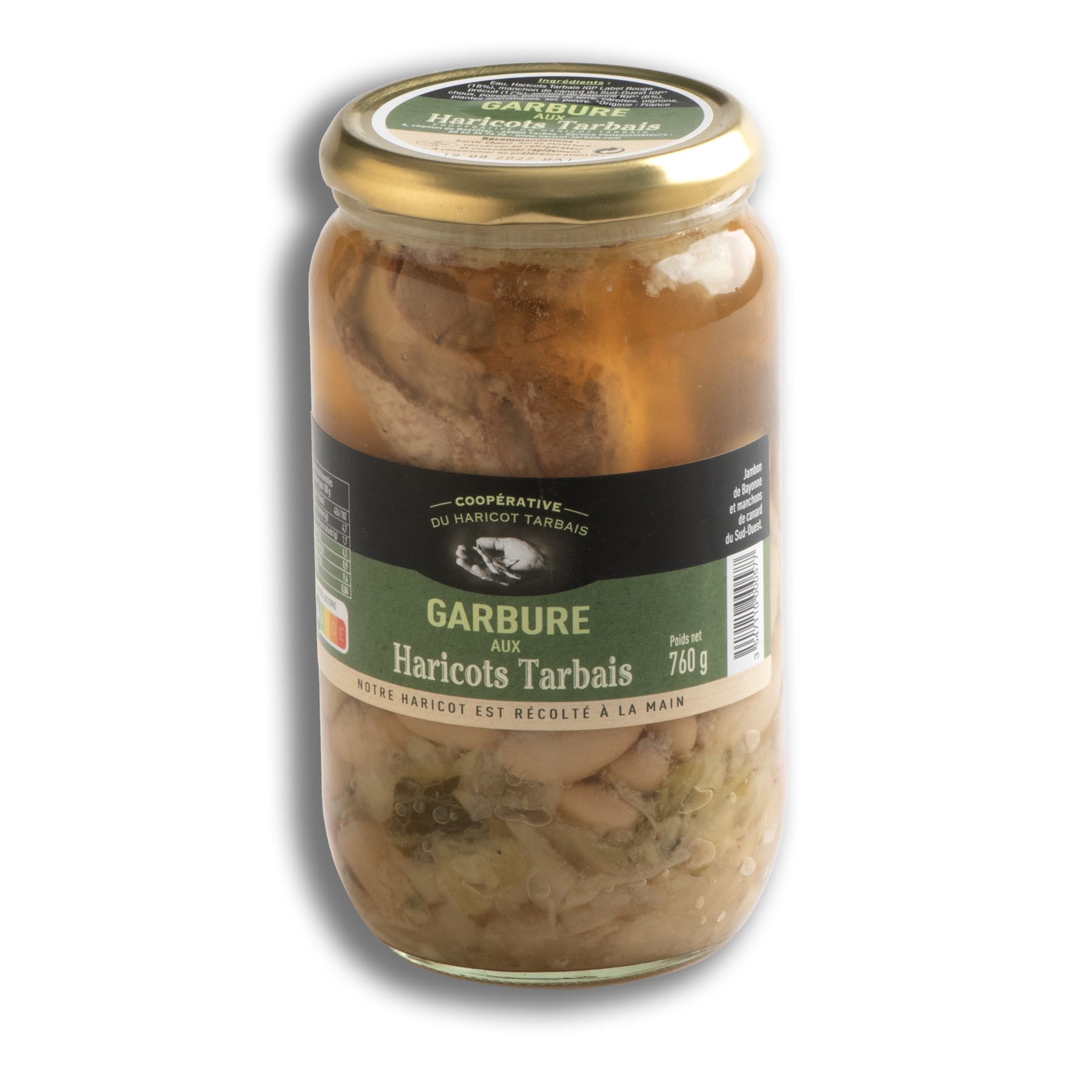 Bocal Garbure aux Haricots Tarbais 760gr