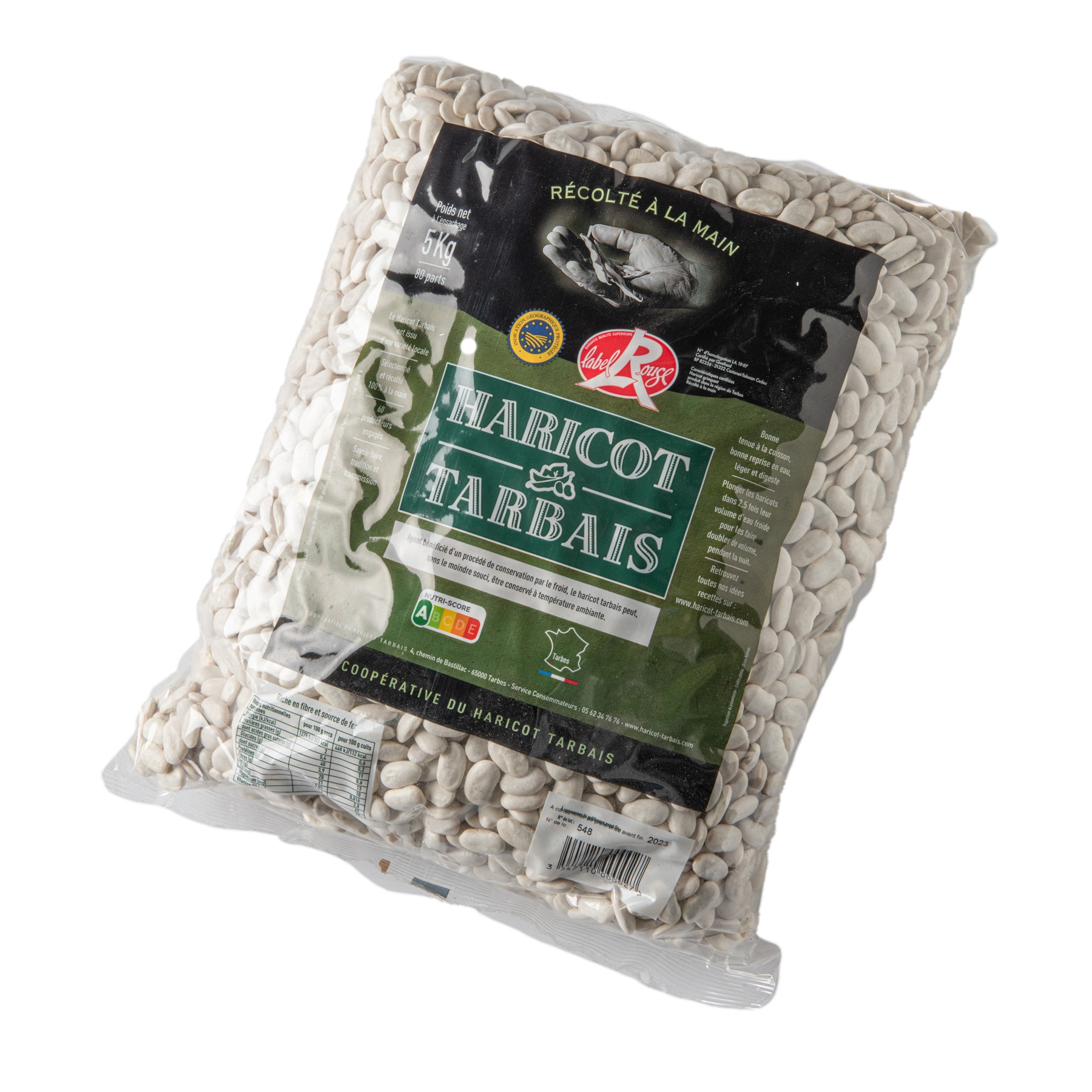 Sachet Haricot Tarbais IGP Label Rouge 5kg