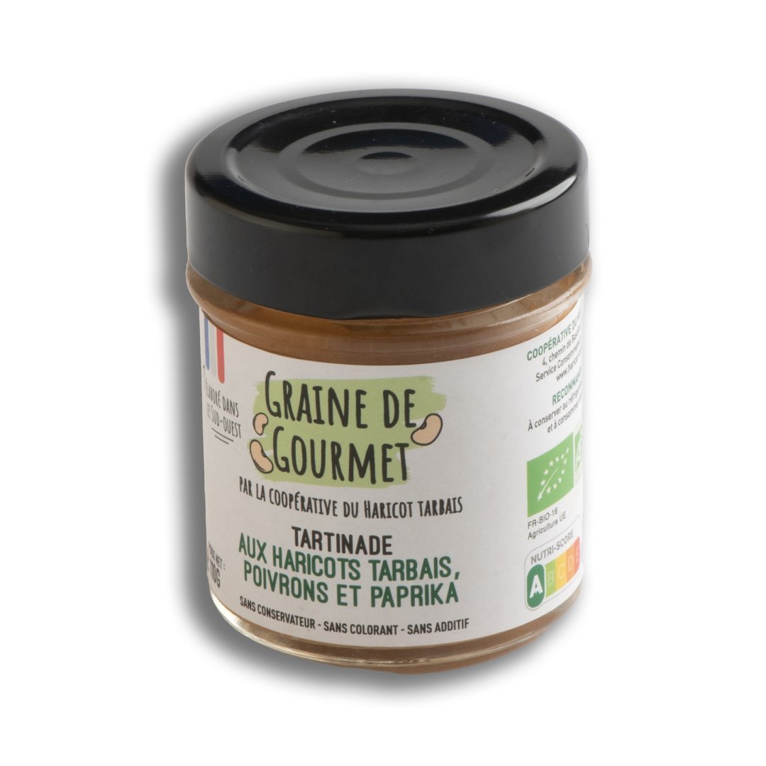 Tartinade aux Haricots Tarbais, Poivrons et Paprika Bio