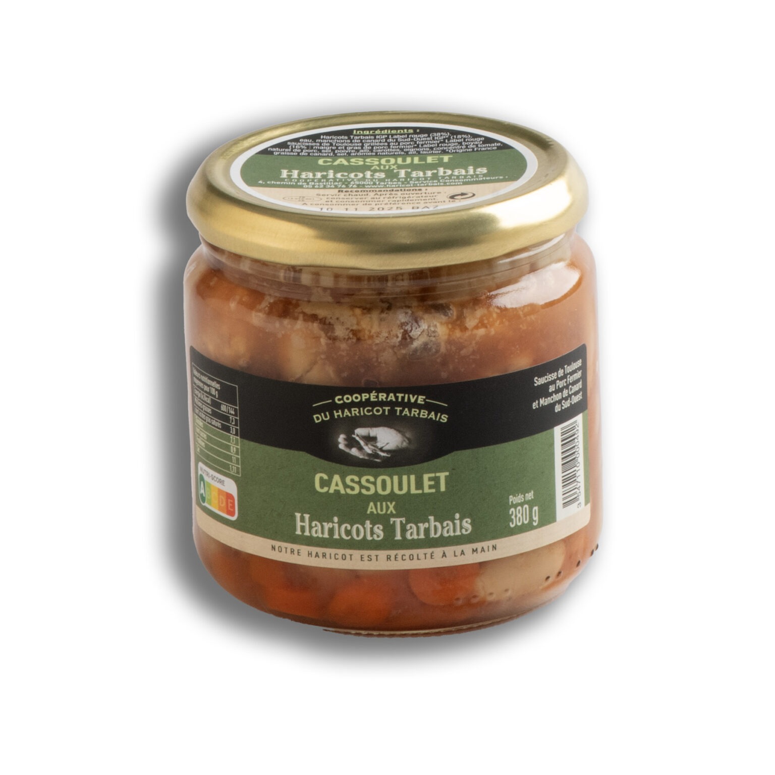 Bocal Cassoulet aux Haricots Tarbais 380gr